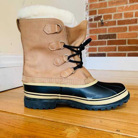 Sorel Caribou Vintage Kaufman Canada VNC Men\'s Size 9 Lined Hard Weather Boots main image 12